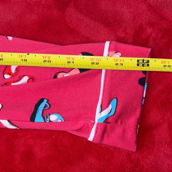Kate Spade Red Holiday Pajama Top - Shoe Print - Women's Small - Picture 5 of 7